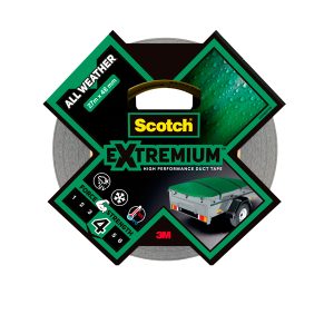 Nastro adesivo Extra resistenete - 4,8 cm x 27,4 m - nero - Scotch - immagine 1