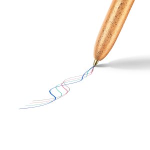 Penna a sfera a scatto 4 colori Party - 1,0 mm - Bic - scatola 12 pezzi - immagine 4