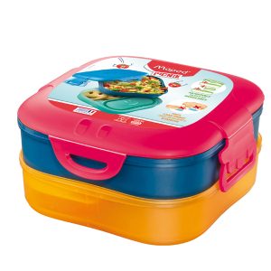 Lunch box 3 in 1 Picnick Concept - rosa corallo - Maped - immagine 1