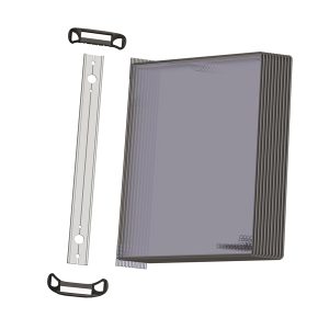 Kit leggio magnetico - 10 buste - A4 - nero - Djois - immagine 1
