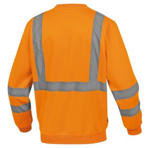 Felpa sportiva Astral - alta visibilità - tg. XL - arancio fluo - Deltaplus - immagine 2