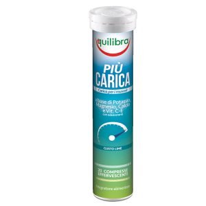 Integratore Più Carica - gusto lime - 20 compresse (90 gr cad.) - Equilibra - immagine 1