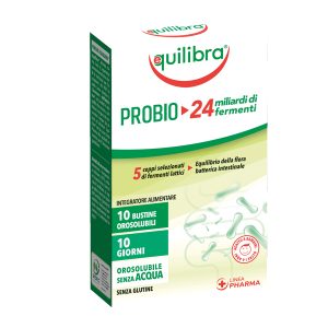 Integratori ProBio 24 miliardi di fermenti - 10 bustine orosolubili (25 gr cad.) - Equilibra - immagine 1