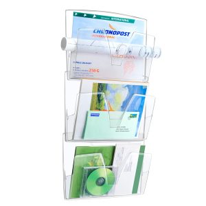 Portadepliant da parete - Cep - kit 3 pezzi - immagine 1