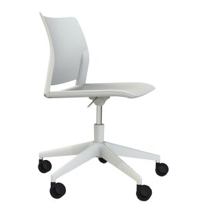 Seduta Home/Office Alpha APGB - senza braccioli - bianco - Unisit - immagine 1