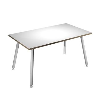 Scrivania Skinny Metal - 140 x 80 x H 74,4 cm - bianco - immagine 1