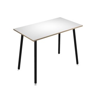 Tavolo alto Skinny Metal - 180 x 80 x 105 cm - nero/bianco - immagine 1