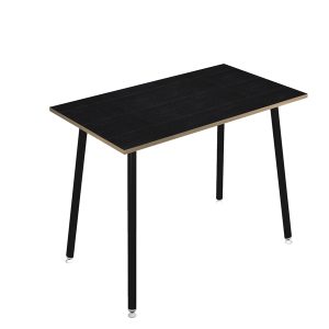 Tavolo alto Skinny Metal - 180 x 80 x 105 cm - nero/nero venato - immagine 1
