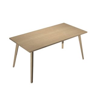 Scrivania Woody - 160 x 80 x H 74,4 cm - rovere / rovere - immagine 1