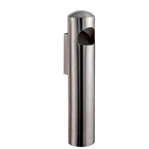 Posacenere murale Birkin - acciaio inox satinato - Medial International - immagine 1