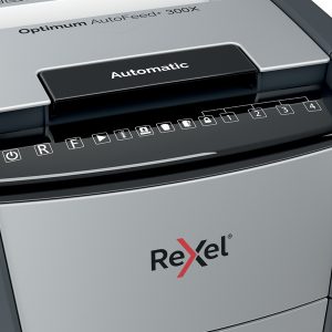 Distruggidocumenti Optimum AutoFeed+ 300X - a frammenti - Rexel - immagine 4