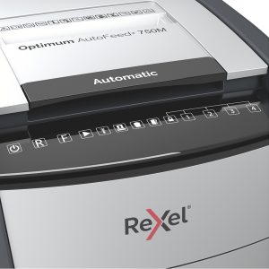 Distruggidocumenti Optimum AutoFeed+ 750M - a micro frammenti - Rexel - immagine 3