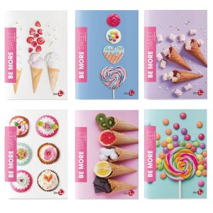 Maxiquaderno Be More Sweet - A4 - 36+2 fogli - 100gr - 1 rigo - BM - immagine 1