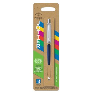 Penna sfera Jotter Original - punta M - fusto blu navy - Parker - immagine 2