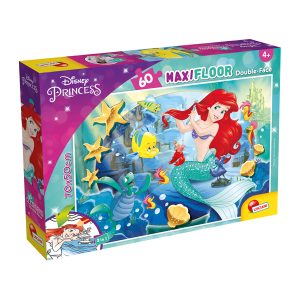 Puzzle Maxi Disney Little Mermaid - 60 pezzi - Lisciani - immagine 1