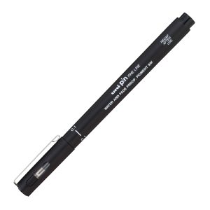 Pin fineliner - punta 0,1 mm - nero - Uni Mitsubishi - immagine 1
