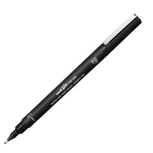 Pin fineliner - punta 0,7 mm - nero - Uni Mitsubishi - immagine 1