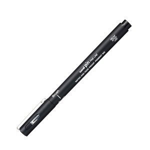 Pin fineliner - punta Brush - nero - Uni Mitsubishi - immagine 2