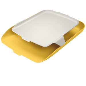 Vaschetta portacorrispondenza - con vassoio organizer Cosy - giallo - Leitz - immagine 1