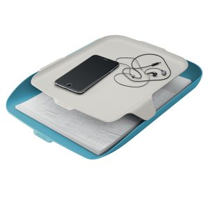 Vaschetta portacorrispondenza - con vassoio organizer Cosy - blu - Leitz - immagine 3