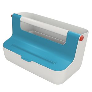 Cassetta portaoggetti Cosy - con maniglia - blu - Leitz - immagine 1