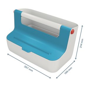 Cassetta portaoggetti Cosy - con maniglia - blu - Leitz - immagine 4