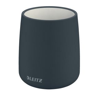 Portapenne Cosy - 10,8 x 8,5 cm - ceramica - grigio - Leitz - immagine 1