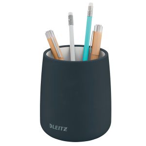 Portapenne Cosy - 10,8 x 8,5 cm - ceramica - grigio - Leitz - immagine 2