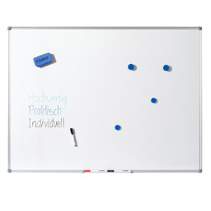 Lavagna bianca Basic - magnetica - 120 x 180 cm - Dahle - immagine 1