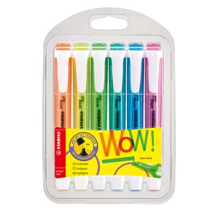 Evidenziatore Swing Cool Fluo - colori assortiti - Stabilo - conf. 6 pezzi - immagine 1
