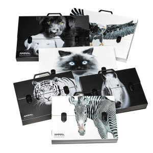 Valigetta polionda Animal Friends - 38 x 53 cm - dorso 5 cm - fantasie assortite - Colorosa - immagine 1
