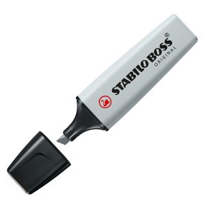 Evidenziatore Stabilo Boss Pastel - tratto 2 - 5 mm - grigio polvere 194 - Stabilo - immagine 1