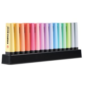 Evidenziatori Stabilo Boss Pastel - colori assortiti - tratto 2 - 5 mm - Stabilo - deskset 15 pezzi - immagine 2