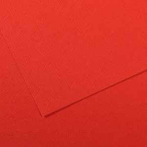 Foglio Mi-Teintes - A4 - 160 gr - papavero - Canson - immagine 1