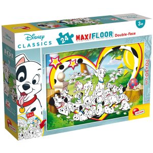 Puzzle Maxi Dinsey Carica 101 - 24 pezzi - Lisciani - immagine 1