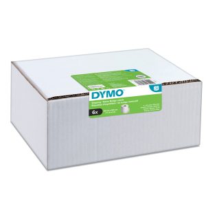 Rotolo etichette spedizione/badge - 54 x 101 mm - bianco - 220 etichette / rotolo - Dymo - value pack 6 pezzi - immagine 1