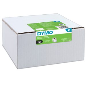 Rotolo etichette multiuso - 57 x 32 mm - bianco - 1000 etichette / rotolo - Dymo - value pack 12 pezzi - immagine 1