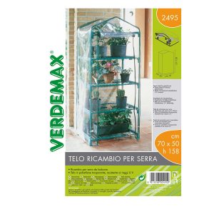 Telo di ricambio - per serra Azalea a 4 ripiani - trasparente - Verdemax - immagine 1