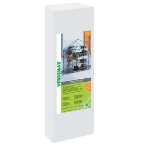 Serra Ibicus - 8 ripiani - 140 x 73 x 200 cm - acciaio verniciato/PVC - verde/trasparente - Verdemax - immagine 1