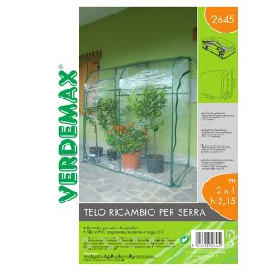Telo di ricambio - per serra a parete Oleander - trasparente - Verdemax - immagine 1