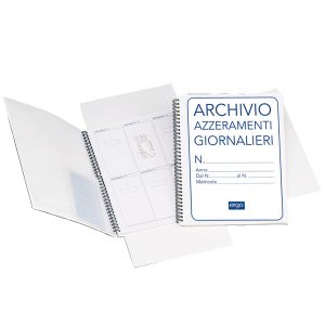 Cartella azzeramenti giornalieri - 13 fogli - 1820AZT00 - Data Ufficio - immagine 1