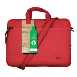 Borsa per notebook - Bologna - ecocompatibile - da 16 - rosso - Trust - immagine 1