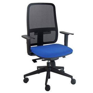 Poltrona semidirezionale Blaze BLYTN - con braccioli regolabili - blu - Unisit - immagine 1