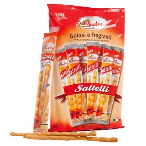 Grissini Saltelli - 240 gr - multipack 18  monoporzioni - Valledoro - immagine 1