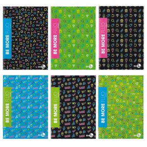 Maxiquaderno Be more Fluo - A4 - 36+2 fogli - 100gr - 5mm c/margine - BM - immagine 1