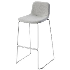 Sgabello Tosca TOS - senza braccioli - grigio chiaro - Unisit - immagine 1