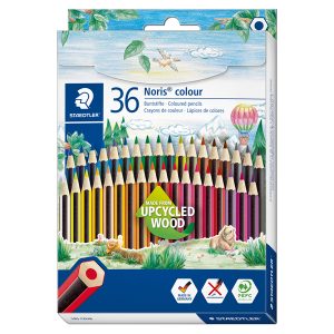 Matite colorate Noris Colour - in Wopex - colori assortiti - Staedtler - astuccio 36 pezzi - immagine 1