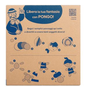Pasta Pongo - panetto 350 gr - colori assortiti - Giotto - conf.12 pezzi - immagine 4