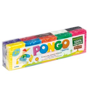 Pasta Pongo - panetto 50 gr - colori assortiti - Giotto - conf.10 pezzi - immagine 1