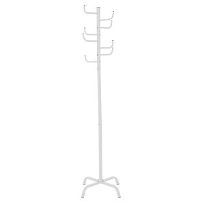 Appendiabiti - 8 posti - 175 cm - acciaio - bianco - King Collection - immagine 1
